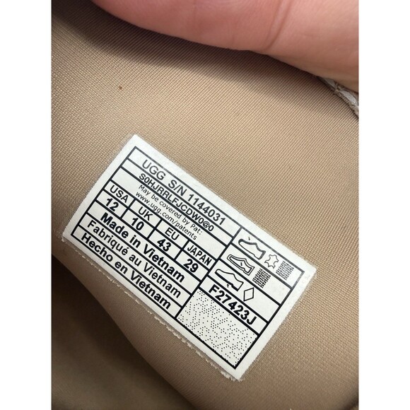 UGG CLASSIC DIPPER SUEDE SAND WOMEN'S BOOTS US SIZE 12 1144031 Platform - Picture 6 of 13